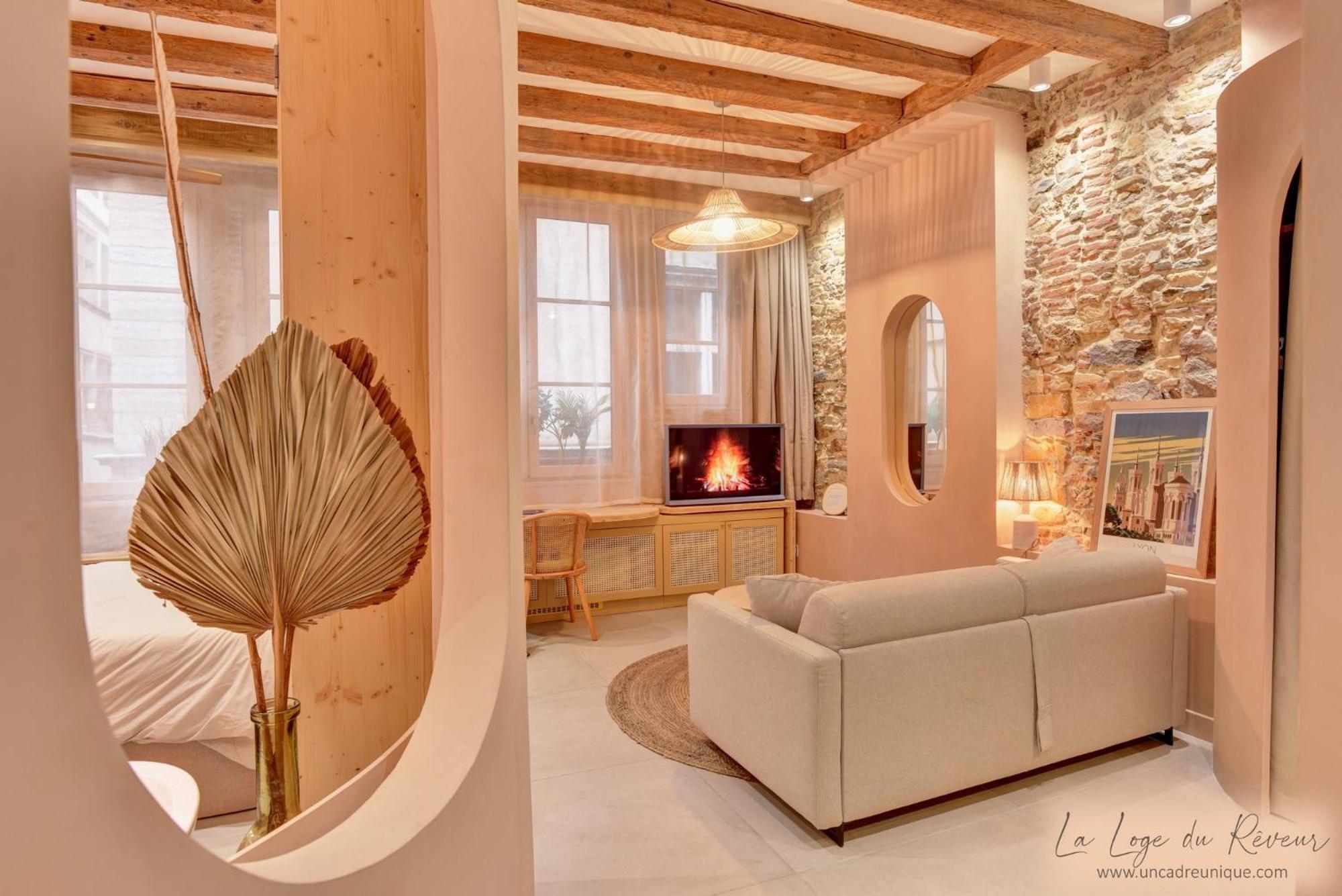 La Loge Du Reveur - Spa - Vieux-Lyon Ngoại thất bức ảnh